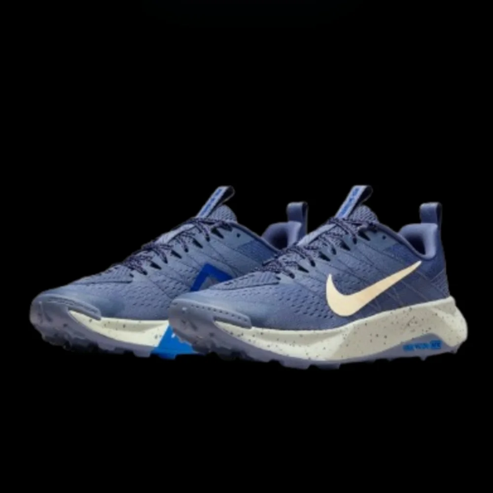 Nike Wildhorse 10 Trail Running Womens Size 7.5 Indigo Racer Blue Light Silver